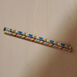 Set of Two Peachtree Playthings Pencils in Retro 60s Design